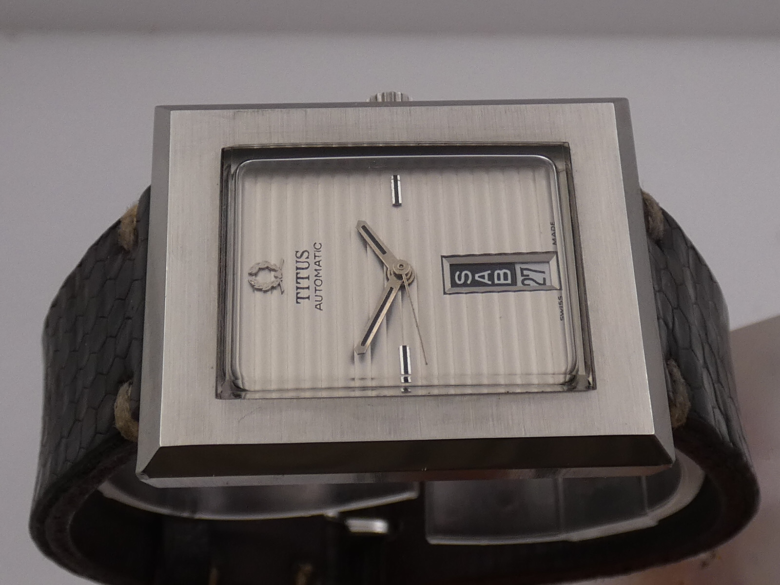 TITUS JUMBO RECTANGULAR AUTOMATIC 1970s NEAR N.O.… - image 2