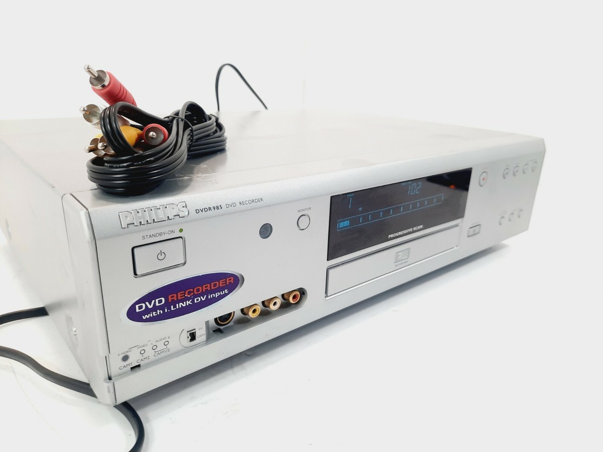 Philips DVDR985/171 DVD Recorder Progressive Scan DVD+ReWritable