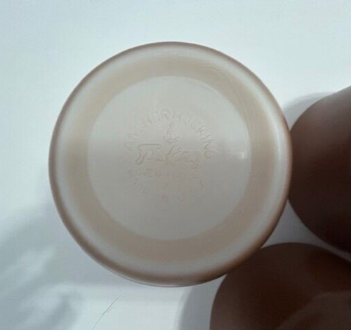 5 VTG Anchor Hocking Fire King Brown Straight Side Bowl Cup Oven Proof 12 oz - Picture 6 of 10