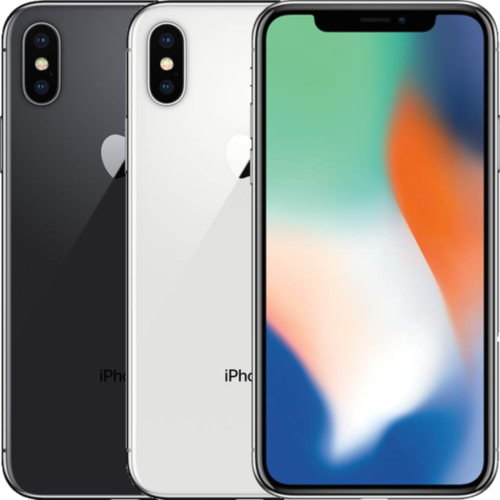 Apple iPhone X (iPhone 10) 64GB 256GB Unlocked Grey/Silver Very Good Condition - Afbeelding 1 van 11