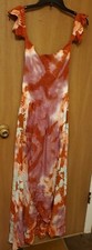 YFB Young Fabulous & Broke - SMALL - Tie Dye  Dress - Off Shoulder - Frida Maxi