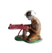 Barclay B9 No 701 Machine-Gunner, Kneeling with Red Machine Gun 4th we have