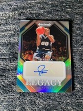 Tony Delk 2024 Panini Prizm Legacy Signatures Auto SP Silver Prizms