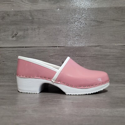 Verka Clogs Pink Women's Size 40 (Size 9) Patent Leather Clogs