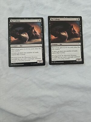 Rat Colony Dominaria Carte Magic The Gathering - Rat Colony - Colonia Di Ratti - Dominaria - Jeu De Cartes Collectionnable Carte Jeu Magic Officielle