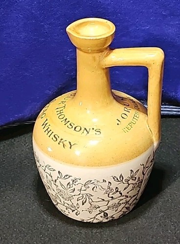 1890s Gilmour Thomson’s Royal Stag Whisky Stoneware Handled Jug - Picture 13 of 14