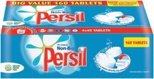 Image of Persil Professional 7518735 Non Bio Tablets, 4 x 40's  = 80 Washes