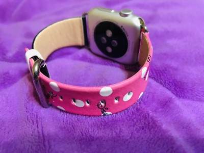38mm/40mm Minnie Mouse Dress Disney apple watch Leather Band