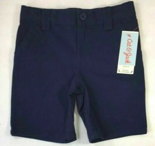 CAT & JACK GIRL'S UNIFORM SHORTS, NAVY VOYAGE, 2T