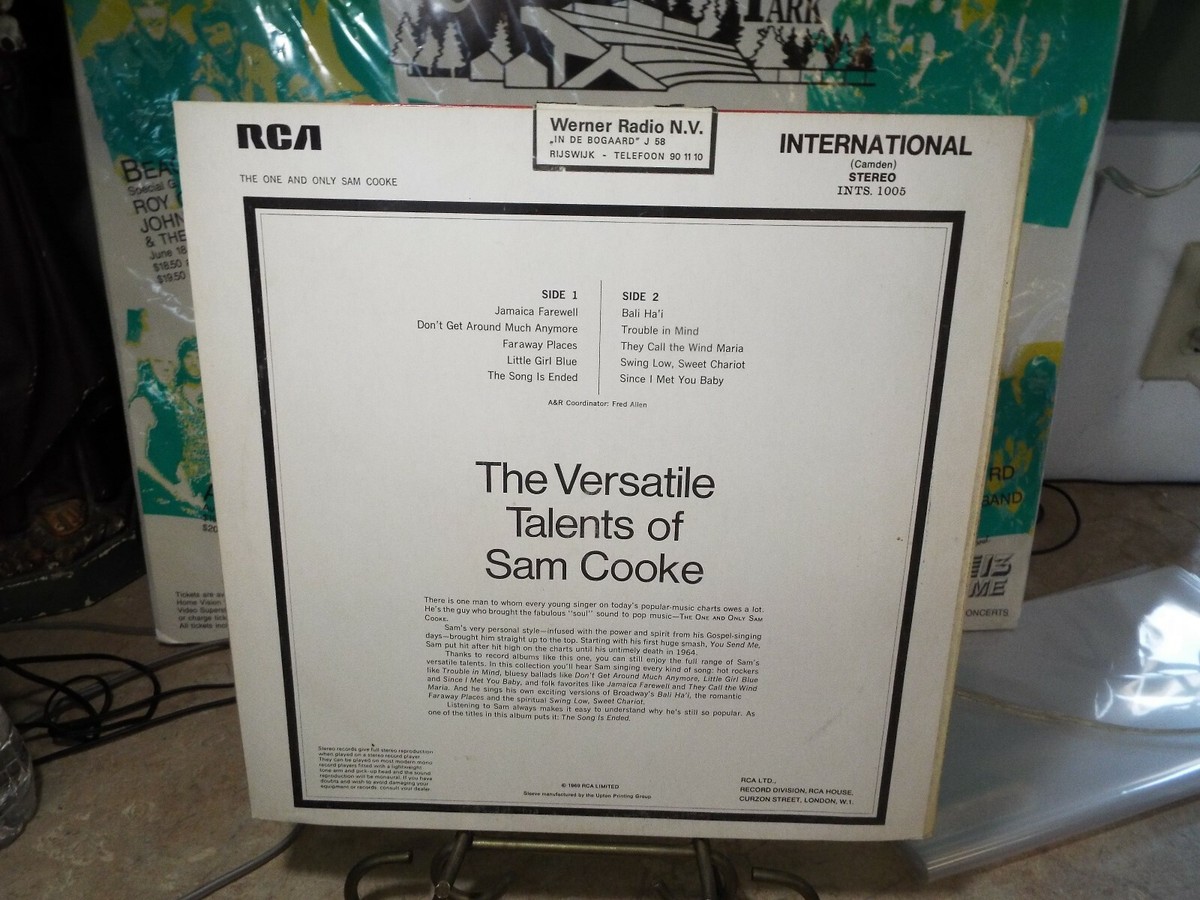 The One and Only Sam Cooke UK PRESS RCA International LP VINYL