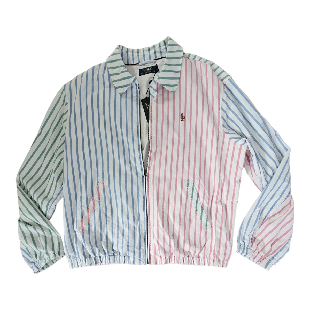 Bayport shop striped windbreaker