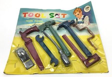 Vintage Kids Play Tool Set No 325 Unbreakable Non Toxic