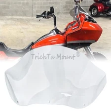 13" Clear Windshield Screen for Harley Touring Road Glide CVO FLTR Ultra 96-13