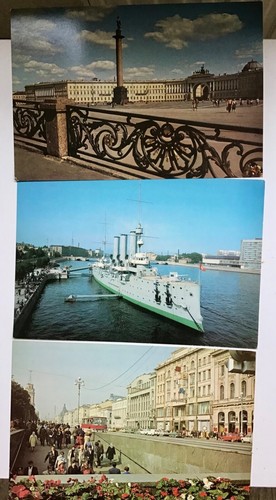 Leningrad Ansichtskartensatz UdSSR A4 Größe 1987 Atmosphäre Reisen - Bild 8 von 10