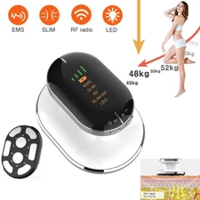 Portable RF Body Beauty Instrument  LED Light Skin Tightening Device-White USA