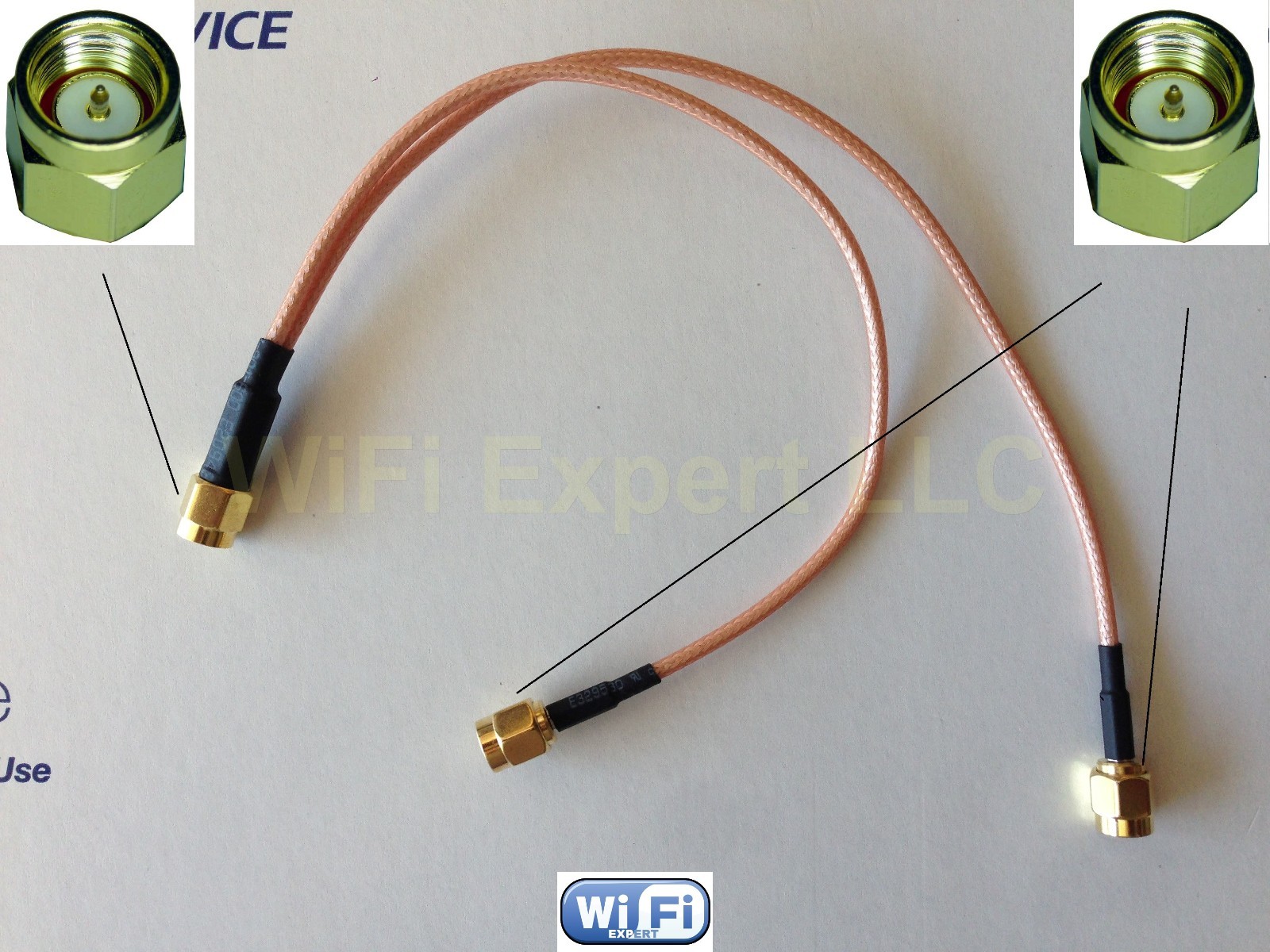 SMA maschio a Y tipo 2X SMA femmina maschio rp sma connettore Splter cavo combinatore treccia prolunga RF cavo RG316 per telefono di casa