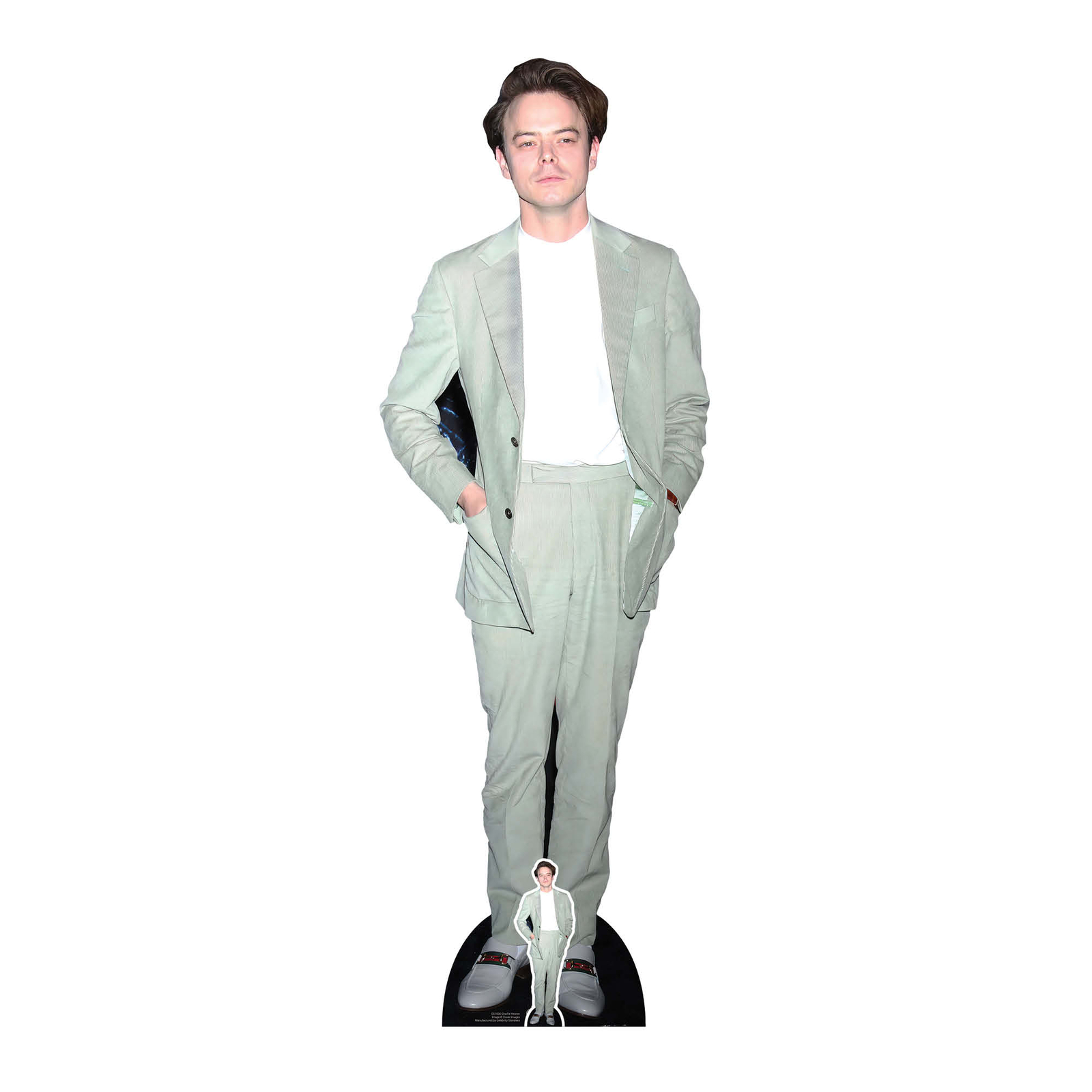 Charlie Heaton Lifesize Cardboard Cutout / Standee with FREE Mini