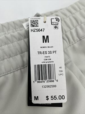 $55 Adidas Women's 3-Stripes Essential Training Pants HZ5647-Orbit