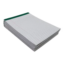 12 Legal Pads Roaring Spring 8.5" x 11.75" Perforated Writing Pads 40 Sheets/Pad