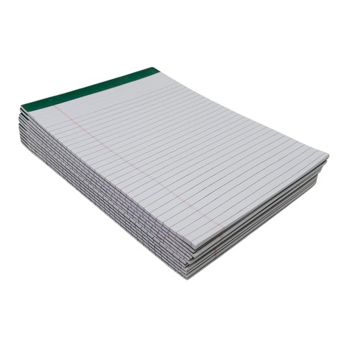 12 Legal Blöcke Roaring Spring 8,5" x 11,75" perforierte Schreibblöcke 40 Blatt/Block