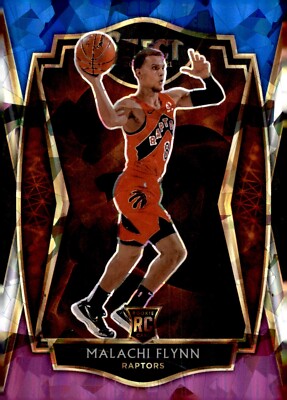 2020-21 Panini Selec- Malachi Flynn #170 Blue White Purple Ice Prizm (RC)