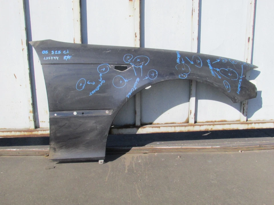 BMW 325CI 2004-2005-2006 2 puertas/panel de cubierta del guardabarros izquierdo negro OEM Foto 4 de 4