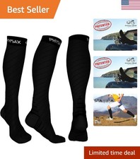 Physix Gear Compression Socks 20-30 mmHg - Men  Women - Running, Nurses, Shi...