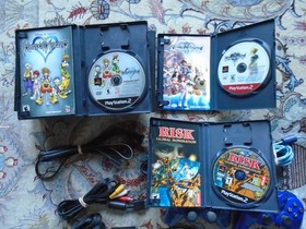 Sony PS2 FAT Console SCPH-39001, controllers, KH games, cables PlayStation 2