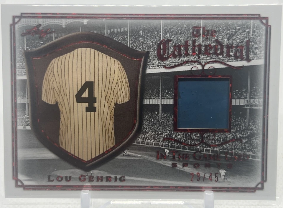 💥LOU GEHRIG STADIUM SEAT💥2022 LEAF SPORTS THE CATHEDRAL YANKEE STADIUM SEAT🔥 - Image 3 of 4