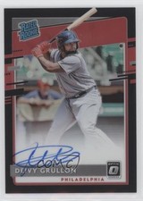 2020 Panini Donruss Optic Black Prizm 20/50 Deivy Grullon #RRS-DG Auto q4j