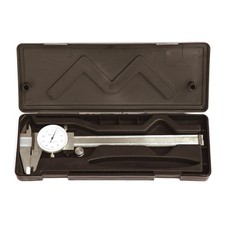 HFS(R) 0- 6" Stainless 4 Way Dial Caliper Imperial Caliper .001" Shock Proof