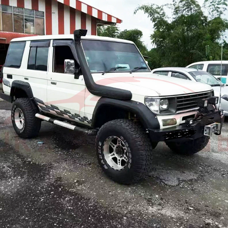 Комплект неокрашенных расширителей крыла колесной арки для Toyota Land Cruiser LC77 1996-2007 t - Изображение 3 из 4