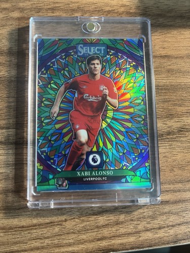 Xabi Alonso #21 2024 Panini Select Premier League Stained Glass card