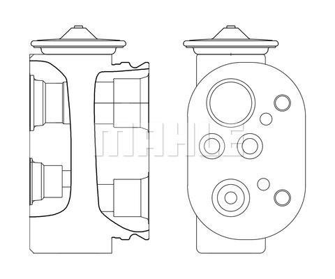 Mahle Expansionsventil, Klimaanlage AVE 4 000S-image