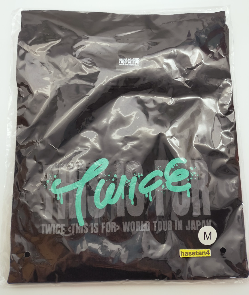 TWICE MINA T-SHIRT BLACK [ M Size ] THIS IS FOR WORLD TOUR IN
