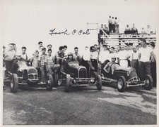 Frank Cole Herman Venth Jimmy Taylor NY midgets 1950s - Himes SIGNED Photo