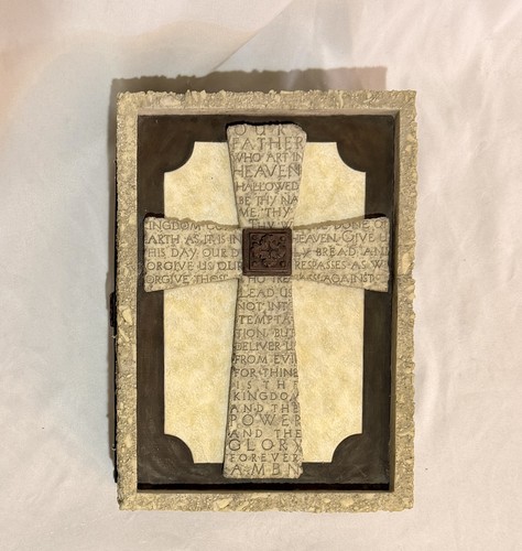 Archaeological Replica Stone Lord’s Prayer Bible Box Beautiful Classic - @8 Lbs