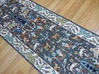 Turkish Oushak(Tree Of Life)Birds Multicolored Handmade Bohemian Rug 2.5x8.9 Ft — photo 9