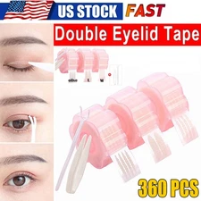 360PCS Pairs Invisible Eye Lift Strips Double Eyelid Adhesive Tape Sticker USA