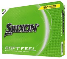 New Srixon Soft Feel Golf Balls 1-Dozen Yellow