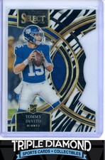 2023 Panini Select Tommy DeVito Rookie Premier Level Zebra Die-Cut Prizm Z446