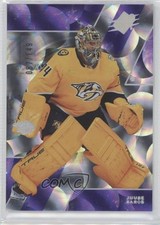 2023-24 SPx Purple Parallax 87/149 Juuse Saros #18 0e38
