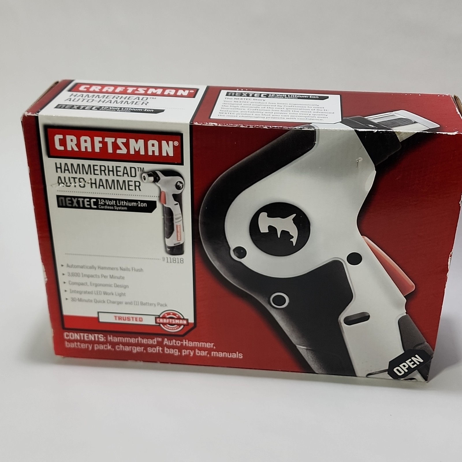 Craftsman Nextec Hammerhead Cordless Auto-Hammer W/ 1 Batter