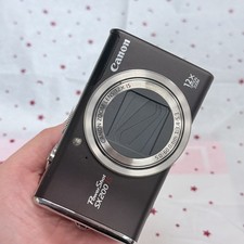 Canon PowerShot SX200 IS 12.1 MP Compact Camera 12x Zoom PRISTINE Black English
