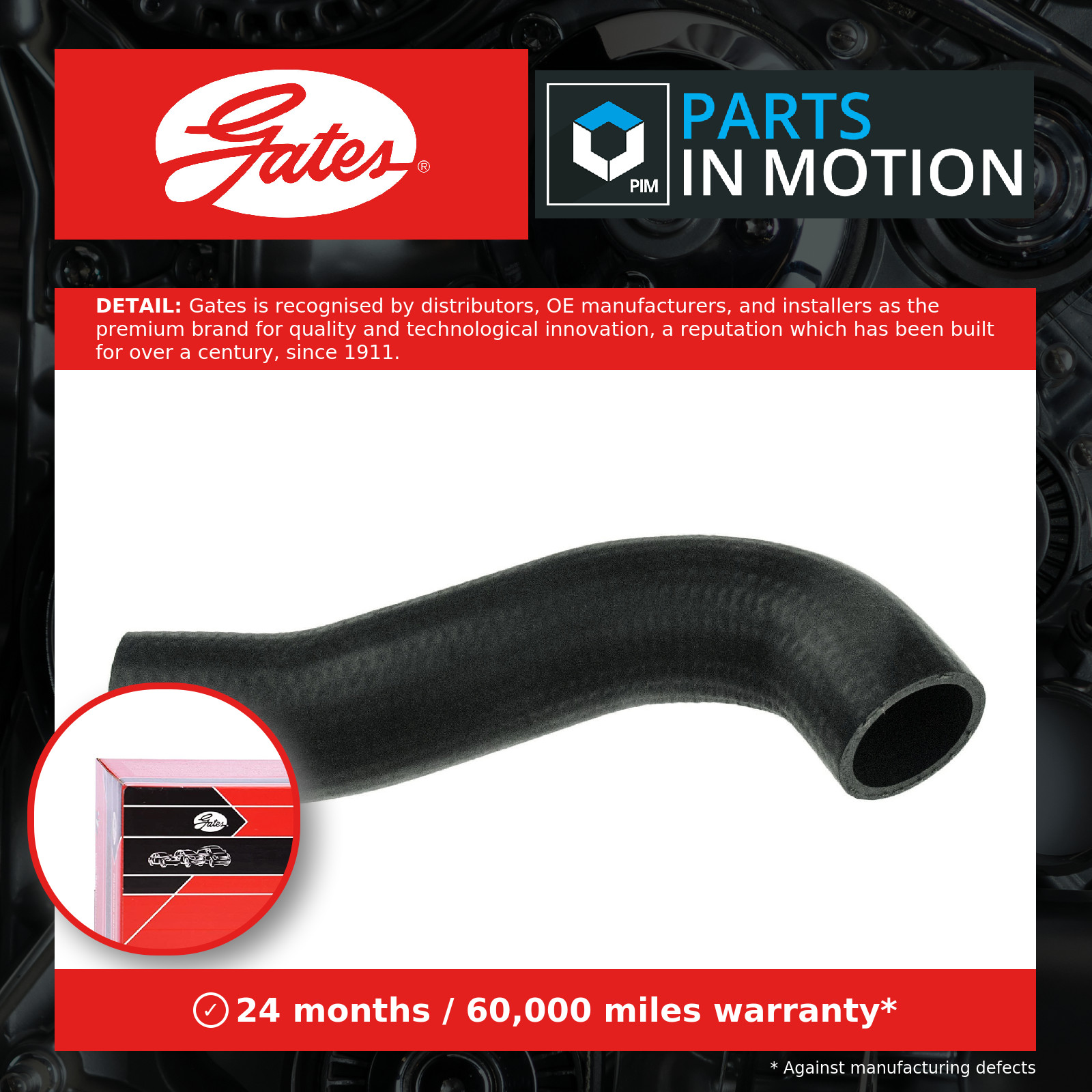 2x ✅Fits GATES-PRZEWODY 09-0686 AIR SUPPLY HOSE TURBO  ⭐UK Seller⭐ - Image 3