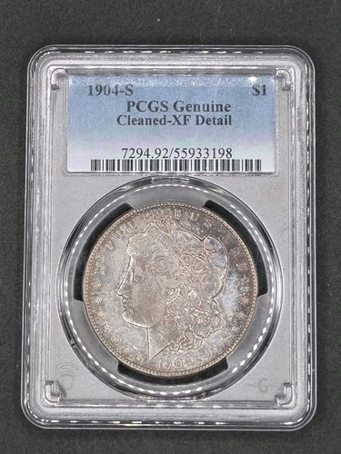 1904-S Morgan Dollar | PCGS Genuine, XF Detail, Cleaned | Better Date!