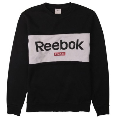 Schwarzer Pullover Sweatshirt Herren UK Größe M Reebok