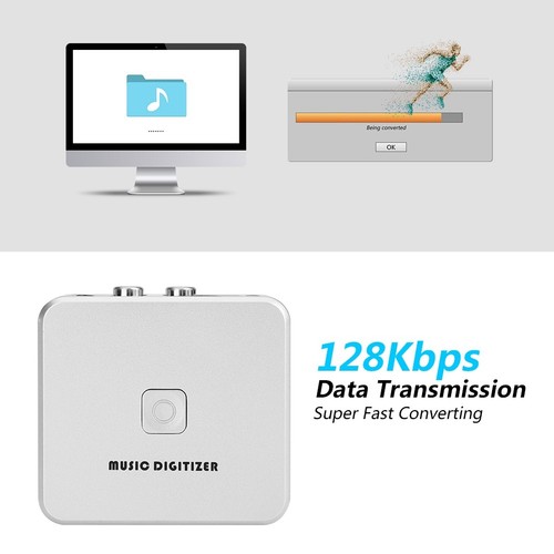 Links & Rechts Kanäle Musik Digitalisierer 128Kbps U Disk/SD Karte Mp3 KUI - Bild 3 von 6