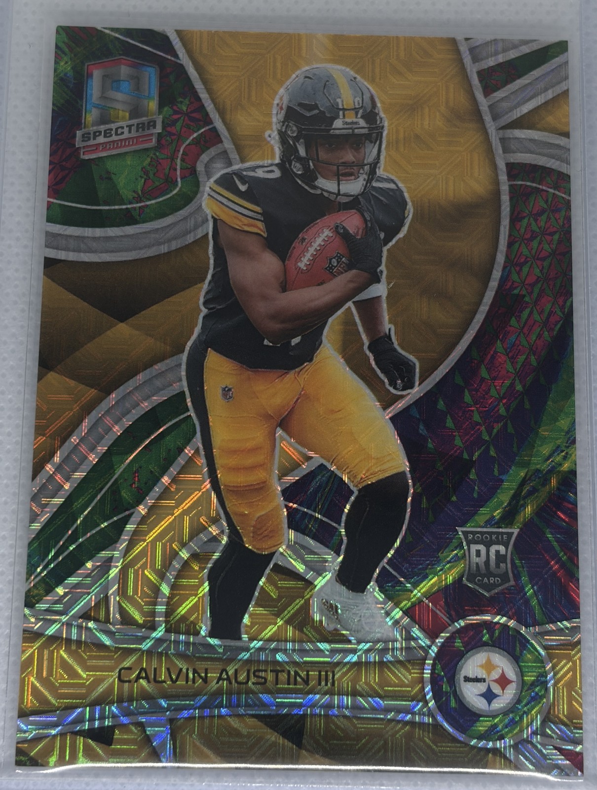 2022 Panini Spectra #176 Calvin Austin III Meta /25 Pittsburgh Steelers Rookie