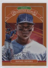 2020 Panini Donruss Optic Diamond Kings Orange Prizm /100 Rafael Devers #16 5cb